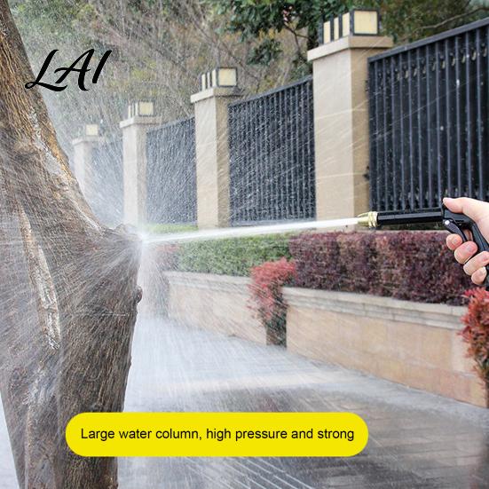 Car Water Sprayer Jet Nozzle Power Washer for Garden Hose Pressure Wand with 3 Adjustable High Hose Nozzle Washing Patio Outdoor Cleaning