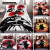 Tokyo Samurai King Queen Duvet Cover Japanese Style Bedding Set Asian Japanese Bushido Culture 2/3pcs Polyester Quilt Cover