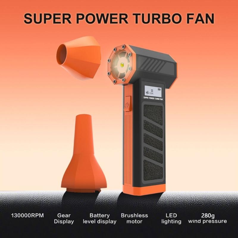 Electric Air Dusters 130000RPM Power Cordless Air Dusters Adjustment Blower Rechargeable Dust Blower for Computer Keyboard