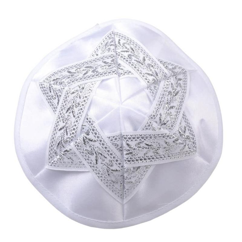 

Comfortable Kippah Breathable Je Hat Lightweight Polyester Skullcap For Daily Religious Use CN