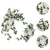 2Pcs Wedding Arch Flowers Beautiful Realistic Rustic Ornament Artificial Rose Flower for Window Home Ceremony Backdrop Party