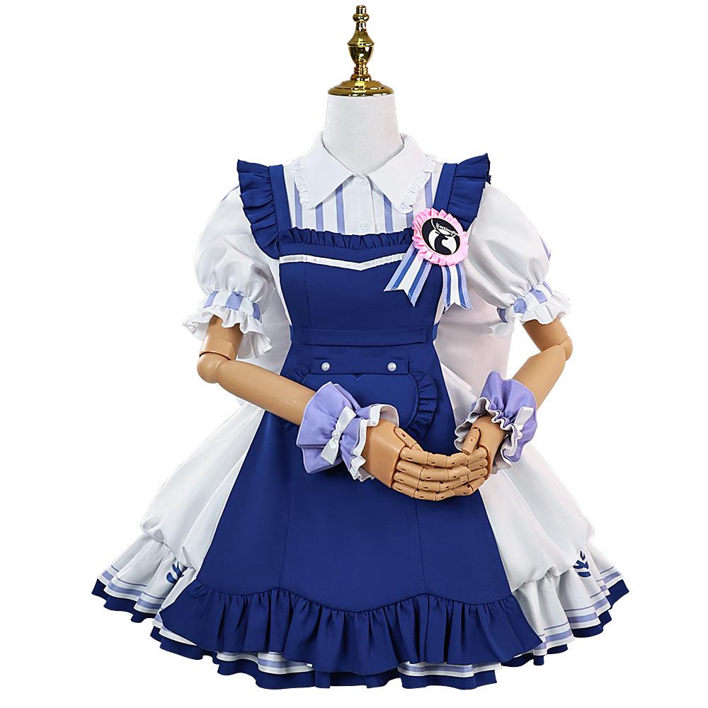 Genshin Impact X Luckin Coffee Cosplay Costume: Sigewinne & Clorinde Anime Outfit for Women - Ready Stock