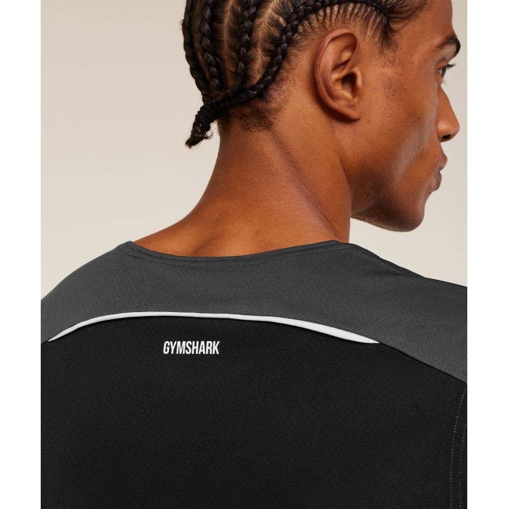 Gymshark Arrival Contrast Tank Gs Onyx Grey Gs Black A4c4i Gb78