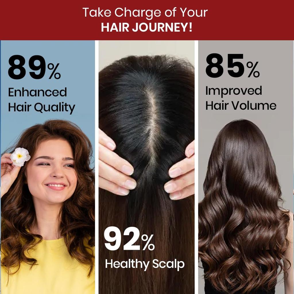 Vlado's Himalayan Organics Biotin DHT Blocker Capsules Plant Based Hair Support Supplement For Men Women 60 Veg Capsules