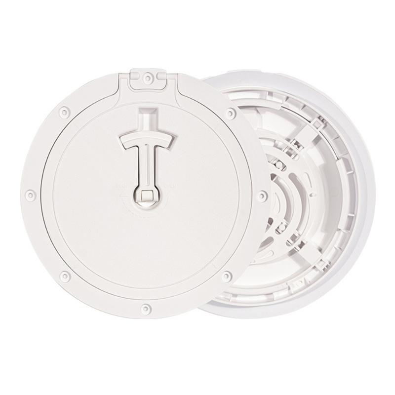 8.4-inch Marine Non-Slip Round Inspection Deck Plate for Hatch Water Tight for Outdoor Installations Quality ABS Made
