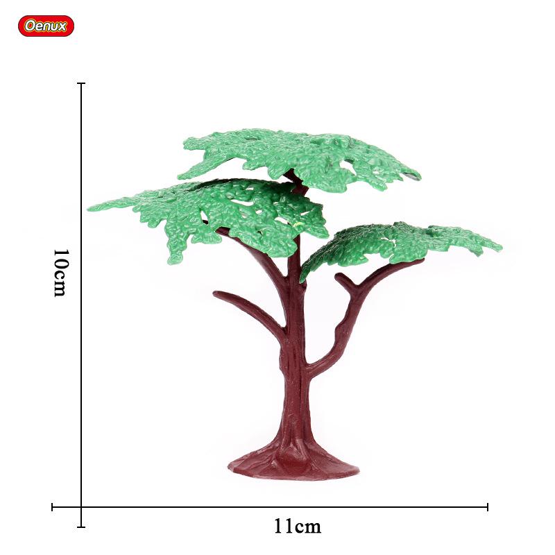 Animal Farm Model Set: Trees, Fences, Vegetables, Tools, Cart, and Props for Toy Scenes