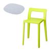 [Iwatani Materials Official] ENOTS Minimal Chair, Green, with Chair Pad Set, Approx. W36 X D33 X H56cm, Stackable, Multi-Chair, Lightweight, Compact