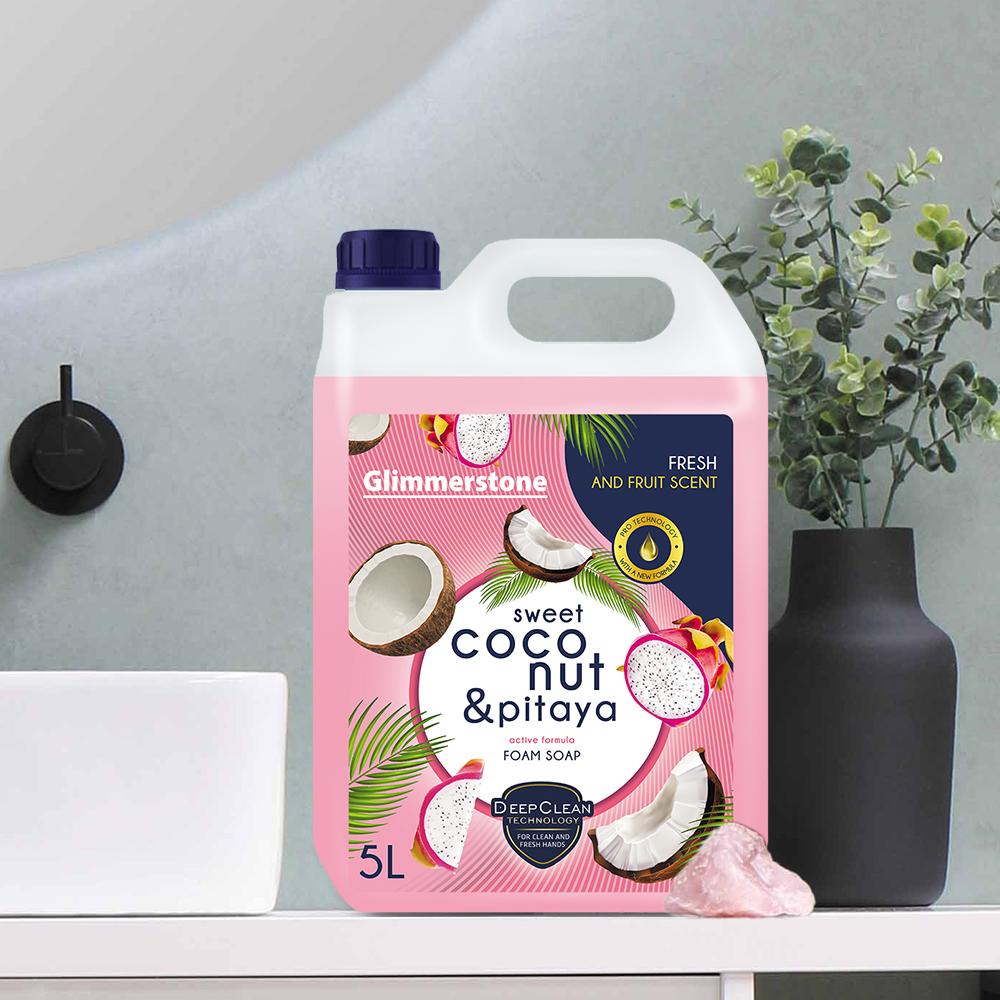 Foaming Soap For Foaming Dispensers Fresh Coconut And Pitaya 5L