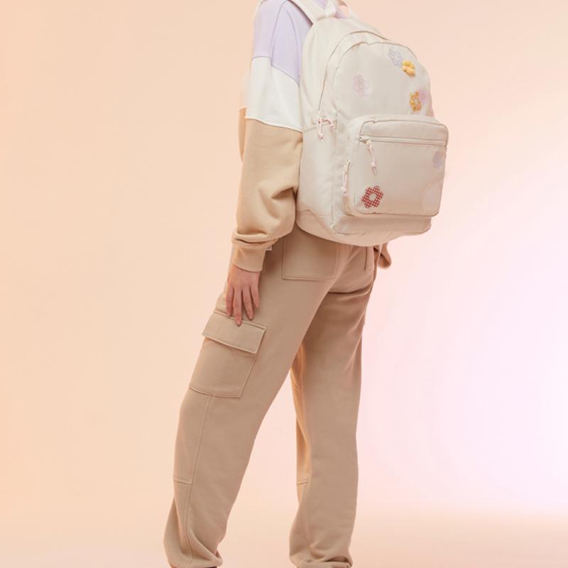 New Converse Polyester Backpack Unisex Milk White 10025826-A01