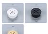Dustproof Black Silicone Cross Rubber Plug and Phone Display Stand