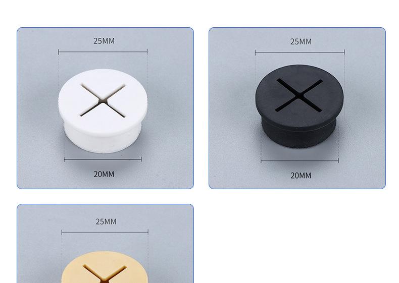 Dustproof Black Silicone Cross Rubber Plug and Phone Display Stand