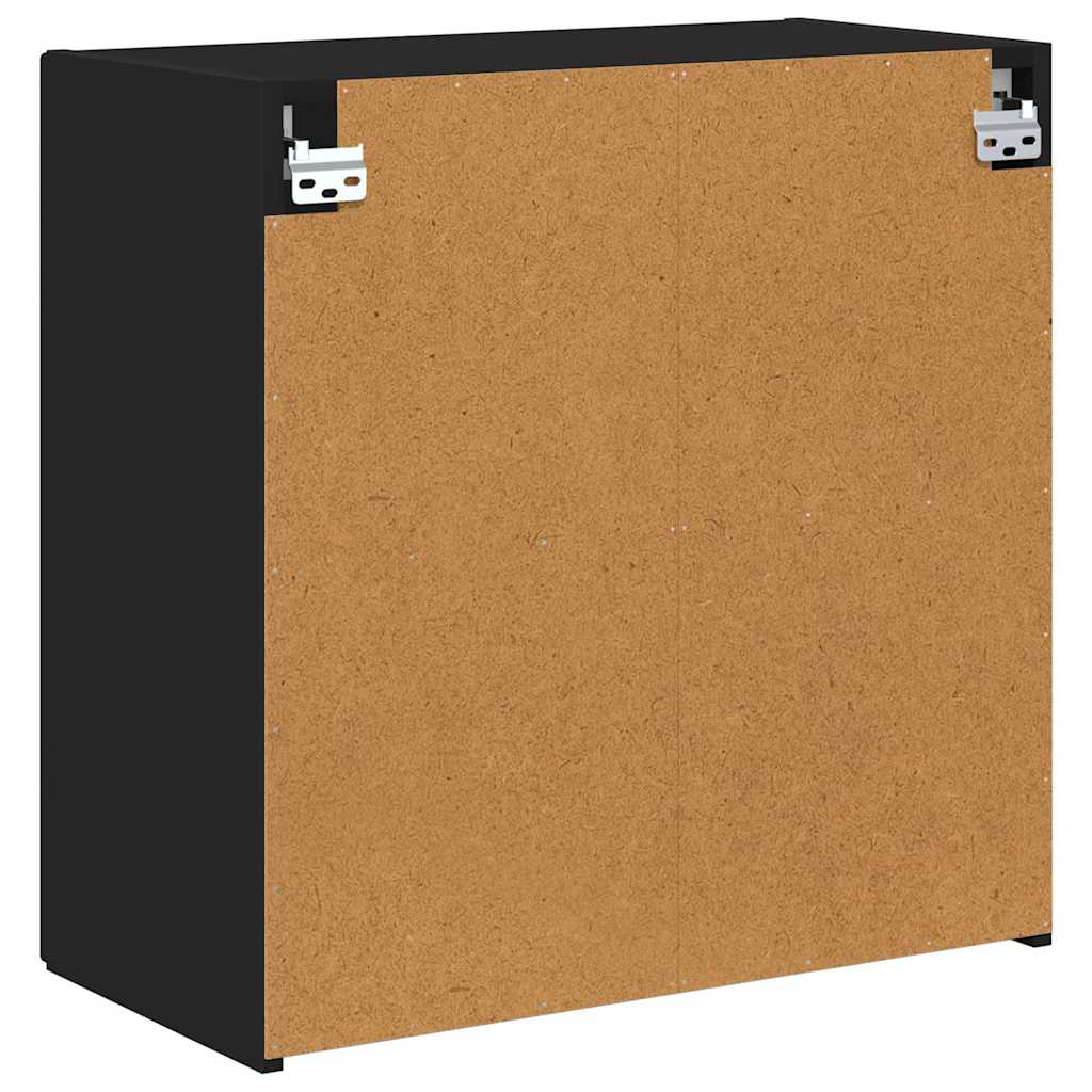 Wall Mounted TV Cabinet Black 59.5 x 31 x 60 cm Particleboard