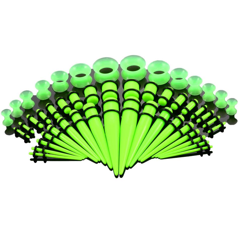 

50 шт. силиконовые ушные манометры с конусом и вилкой для растяжки, наборы для туннельного пирсинга, украшения для тела