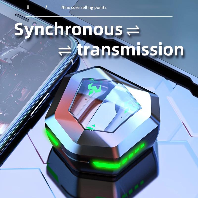 Wireless Bluetooth 5.2 Earphones Sports  Headphones 9D Stereo Surround Sound Quality Headsets Waterproof Noise Reduction Game Earbuds with Mic