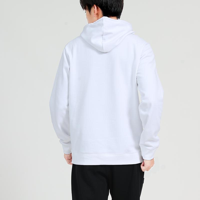 Li Ning Letter Logo Casual Knitted Sports Long Sleeve Sweatshirt Unisex Sweatshirt White AWDTE01-2