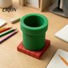 3D Printed Planter Pot Pipe Pen Holder, Desk Pencil Cup Storage Container, Holder Ornament Multifunctional Succulents Pot, Desktop Decoration for Home