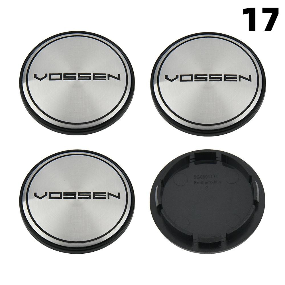 

4PCS OD 65MM / ID 56MM Rim Caps OZ VOSSEN Emblem Wheel Center Cap Wheel Cover Hub caps Sport Car Logo Tire Accessories Volkswagen