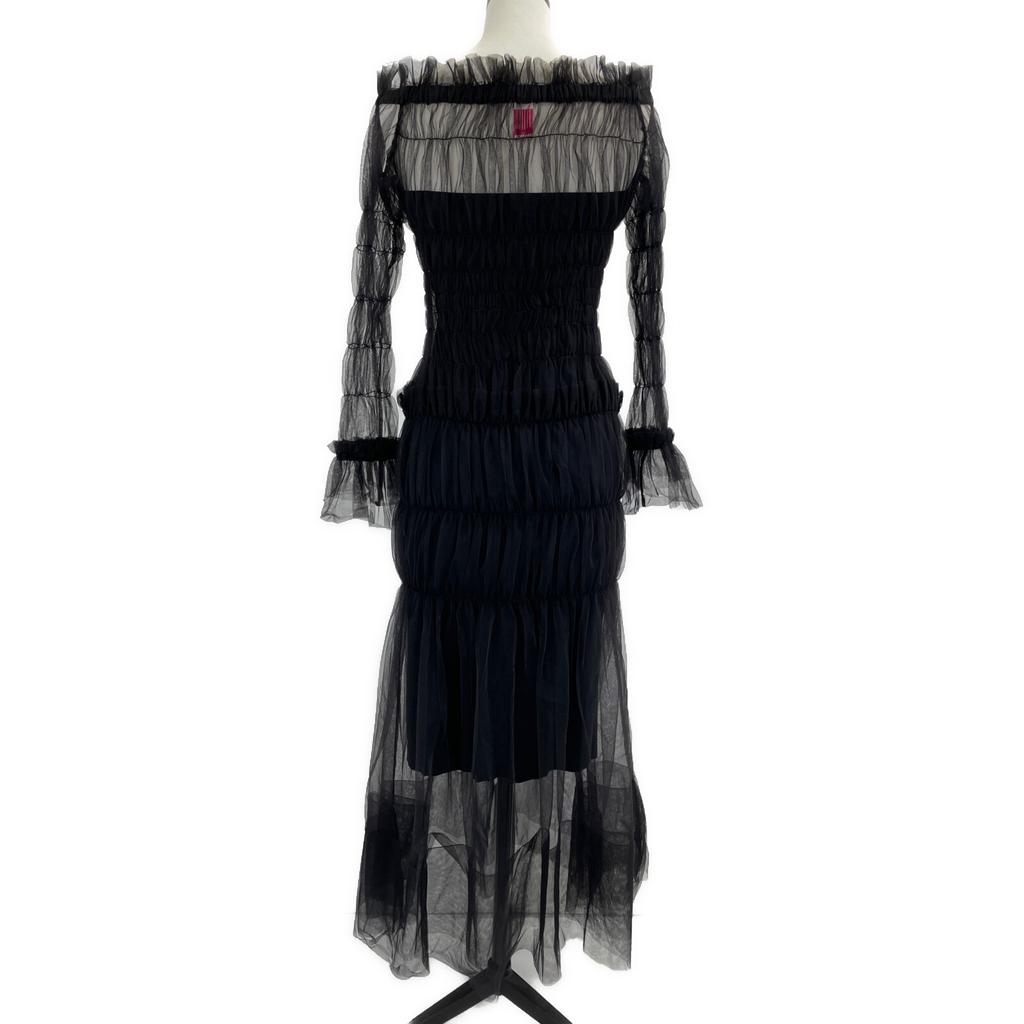 FETICO [Beautiful] Tulle Dress with Petticoat/ Dress *There Is No Size Notation. blackUsed