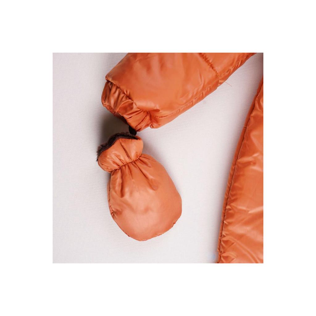 Non-marking Cold Proof 100% Cotton Hooded Winter Girl Boy Baby Astronaut Jumpsuit Cosmonaut