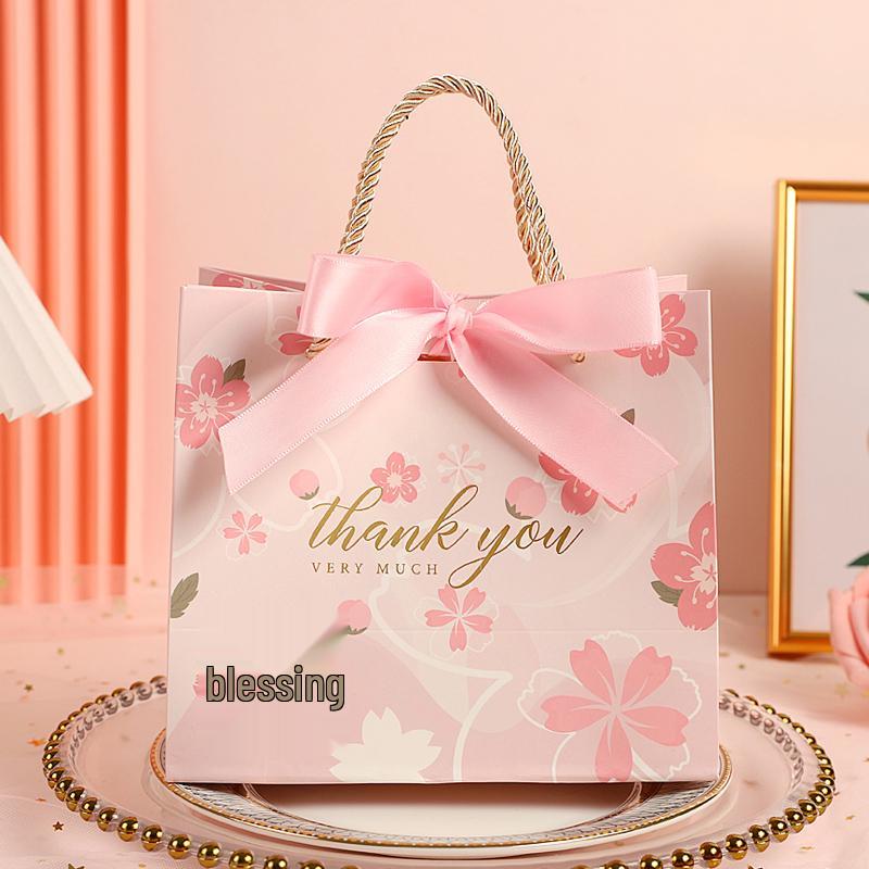Wedding & Birthday Gift Paper Bag - Souvenir Candy Box & Handbag
