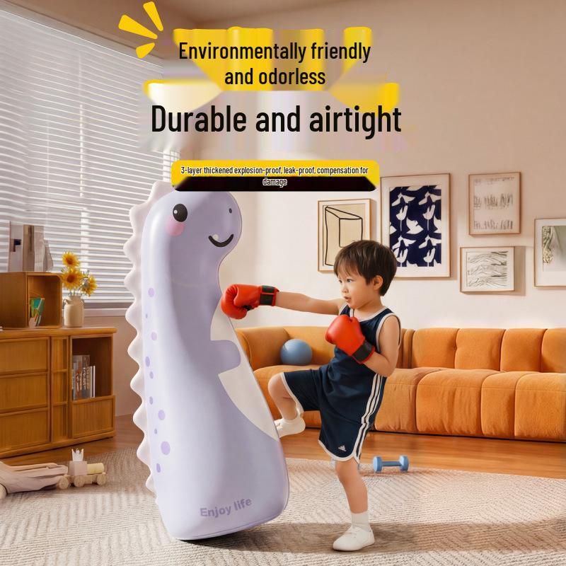 Sacco da Box Gonfiabile Grande Alieno per Bambini per Fitness e Allenamento di Pugilato - PVC Resistente