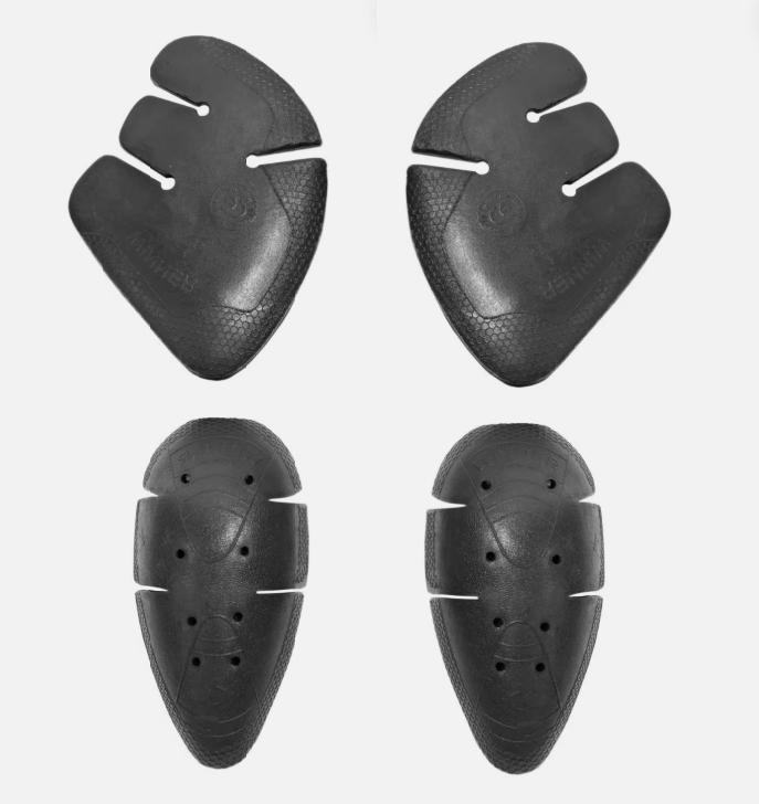 GearX Motorcycle Protective Pads, CE Level 1 Armour Pads Inserts for Trousers Pants, 4 Piece