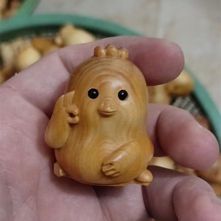 Holz Katze Tiger Schlange Dekoration Haus Schreibtisch Ornamente Chinesischer Stil Haustier Niedlich Kleines Tier Holz Handwerk Kindergeschenk