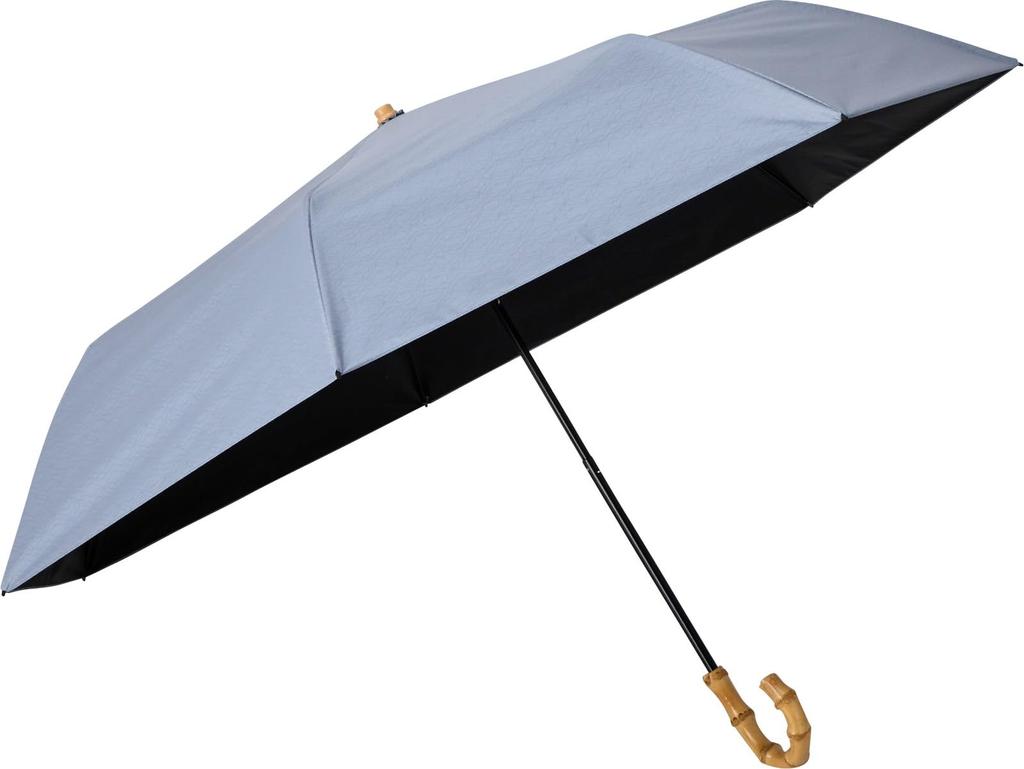 Mabu Folding Parasol for Edo Silver 7 Rain UV Large Size Women, Sunshade, Style, Gray, 50cm, Ribs, SMV-41980, Umbrella, Protection, Stylish,