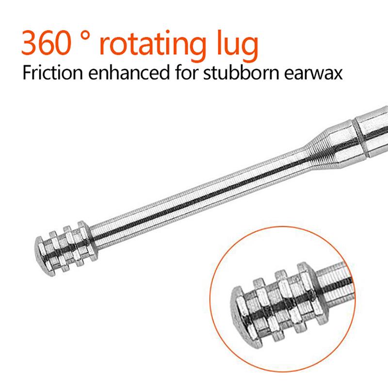 6Pcs Stainless Steel Ear Pick Set – Ear Wax Curette and Cleaner Tool for Safe Ear Canal Maintenance