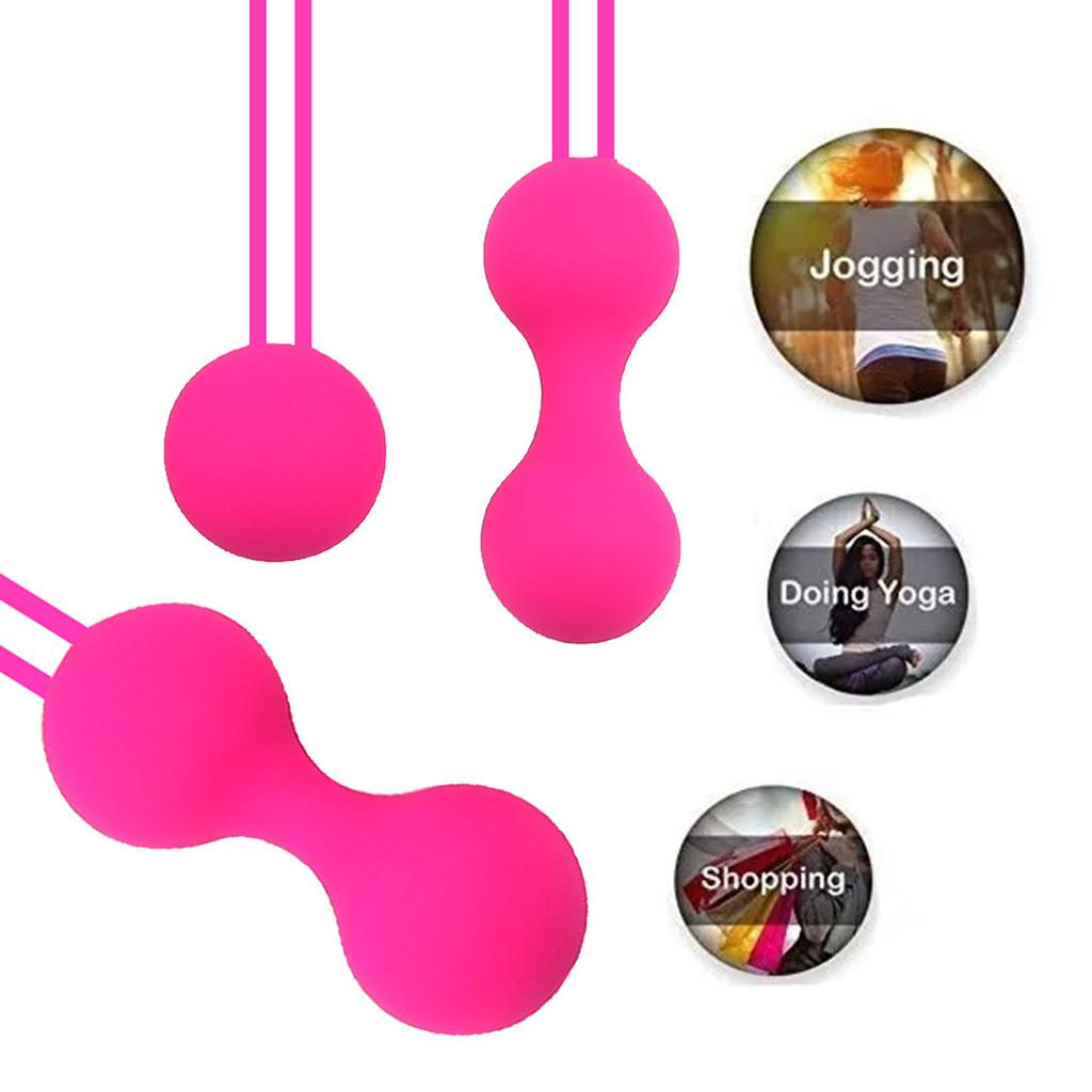 3 Pcs Vaginal Exerciser Silicone Safe Soft Vaginal Tightening Ball Prevent Urinary Incontinence