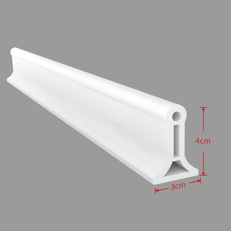 

1pc Self-Adhesive Water Stopper Bathroom Door Washing Machine Shower Dam Barrier Bendable Shower Accessories 1m белый