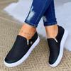Lente Gevulkaniseerde Schoenen Dames Dames Instappers Platte Casual Schoenen Mode Leer Platform Sneakers voor Dames 2024 Zapatillas Mujer