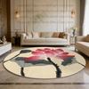 New Chinese Style Lotus Pattern Living Room Carpet Decoration Home Washable Non-slip Bedroom Floor Mats Large Area Study Rug
