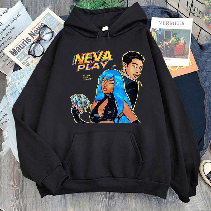 Megan Thee Stallion Neva Playd Hoodie Women/Men Harajuku Aesthetic Hip Hop Hoodies Unisex  New Album Autumn Winter Pullover