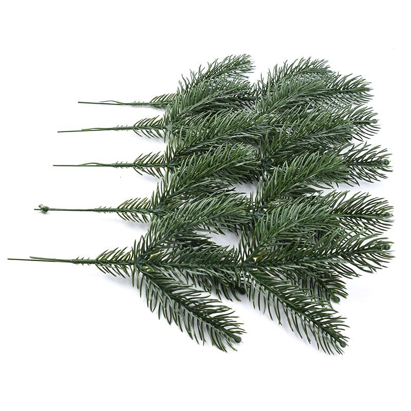 5pcs Christmas MINI Tree Home Decoration Accessories New Year Wedding Decorative Flowers Wreaths Needlework Artificial Plants