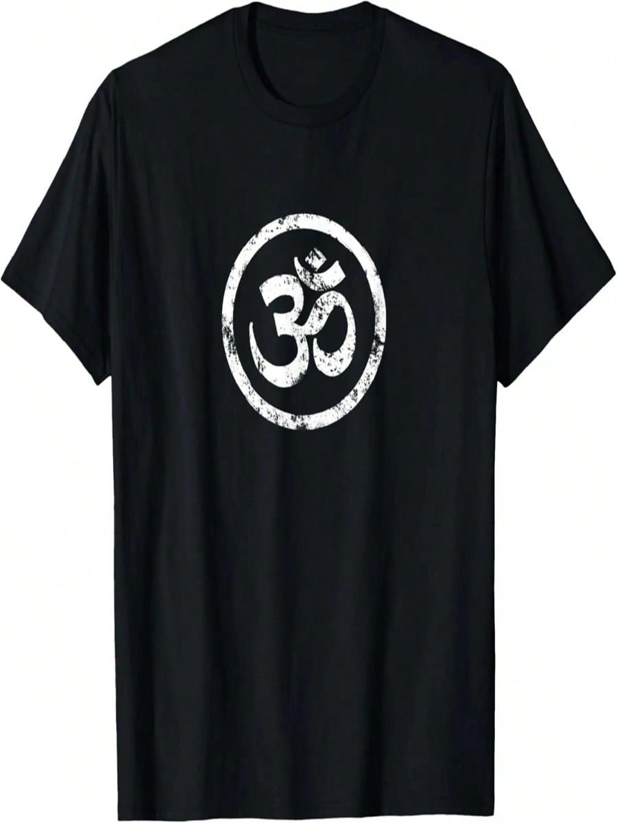 Buddhist Symbol Om Cool Yoga Tao Zen Buddhism T-Shirt S разноцветный