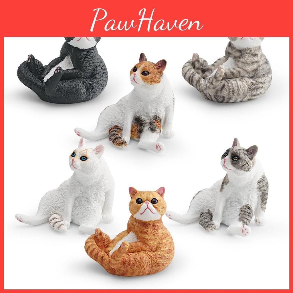 Cat Pvc Realistic Model Ornament For Kids Playroom Decor And Educational