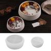 Round Sturdy Silicone Tray Mould for Resin Castes Craft Supplies Dishes Mould for Jewelry Making and Coasters Creation