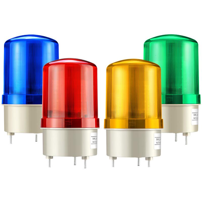 LTE-1101J LED Rotating Alarm Light with Sound, 220V/24V/12V Strobe Warning Light