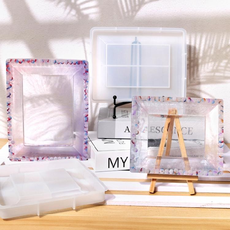 Large Photo Frame Silicone Mold Square Picture Frame Mold for DIY Crafts Making
