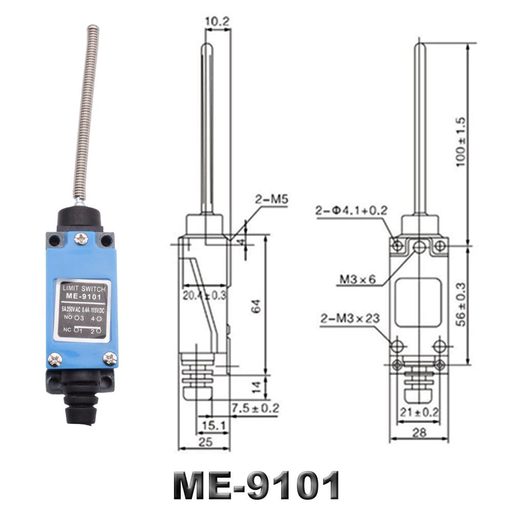 

ME 8104 8108 8111 8122 9101 ЧПУ Мікро Миттєвий Кінцевий Вимикач 5A/220V Обертовий Важіль-Ролик Герметичний Промисловий Верстатний Кінцевий Вимикач