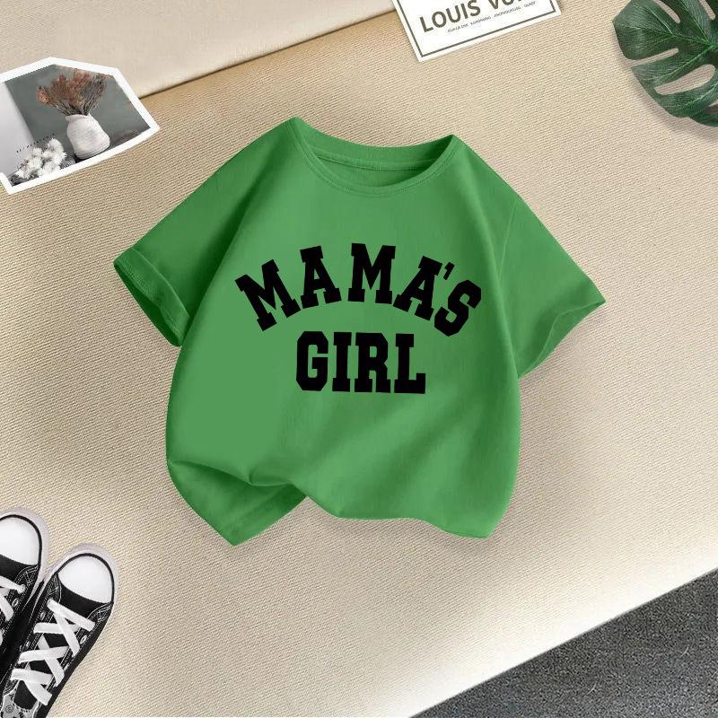 Kinder T-Shirt Buchstabenaufdruck 2-13J Kinderkleidung 100% Baumwolle T-Shirt Tops Tee2-13J Jungen Mädchen Baby T-Shirt