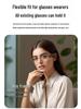 Clip-On Bluetooth Glasses Headset: Long Battery Life, Touch Controls, Flexible Fit
