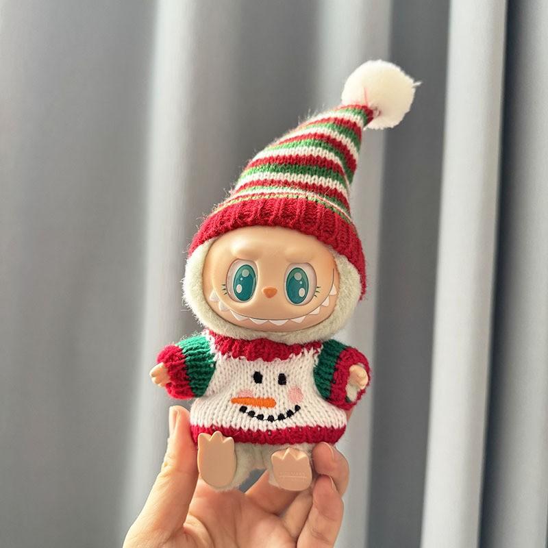 

The First, Second and Third Generations of Christmas Baby Clothes Wear 17cm Pendants, and The Clothes Sit with Colored Beads Christmas Set. excluding dolls