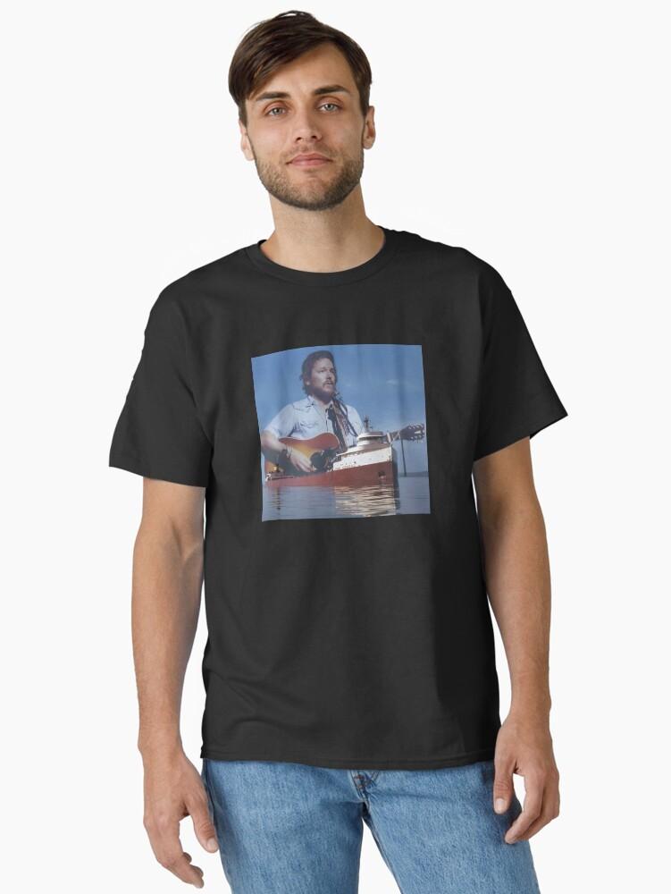 Gordon Lightfoot Gordon Lightfoot and Edmund Fitzgerald Classic T-Shirt