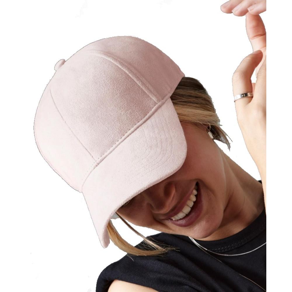 Unisex Adult Faux Suede 6 Panel Cap