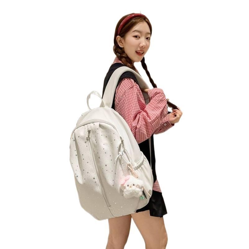 Schoolbag Spring New Schoolbag Female Korean Ins Sweet Stars Girl Travel Small Backpack High Value Mori Backpack