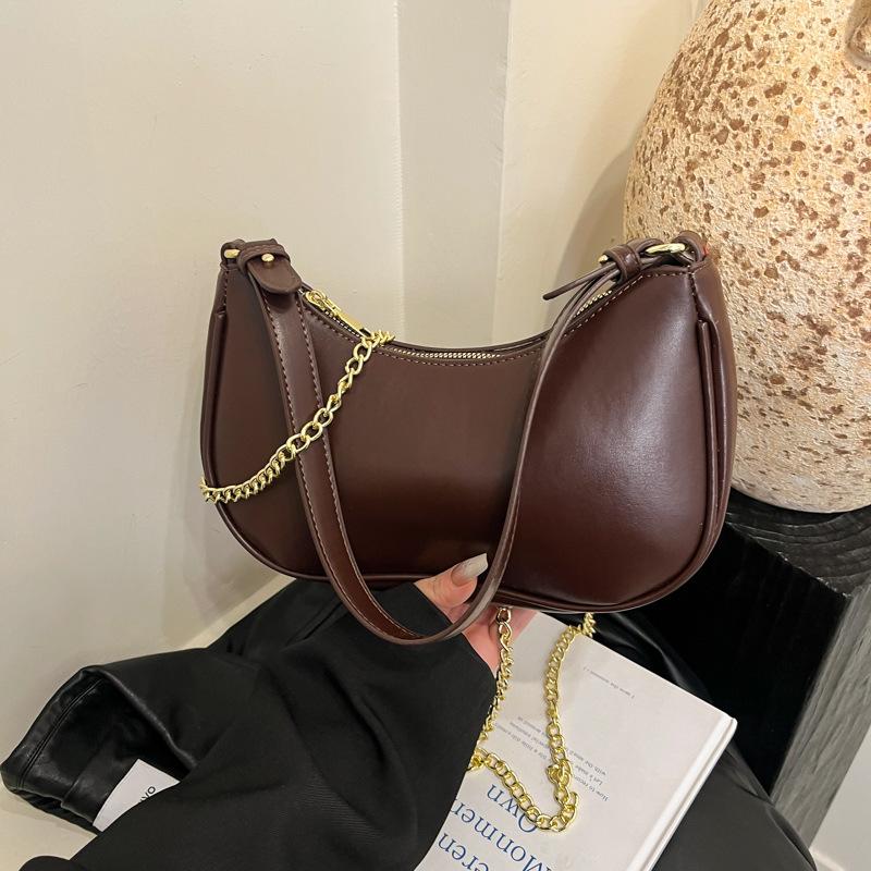 Popular bags women's summer new versatile high-end sense niche fashion shoulder bag underarm dumpling bag