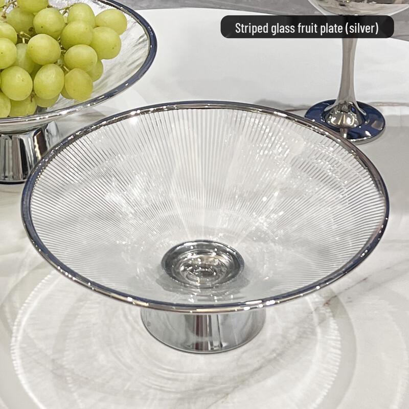 Naijiang Light Luxury Glass Fruit Plate