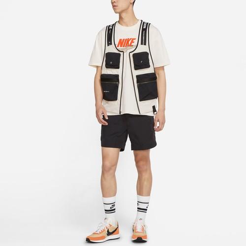 Nike Men's Retro American Sportswear Printed Logo Short-Sleeve T-Shirt